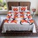 New Design Rayon Bedsheet Hand Painted 